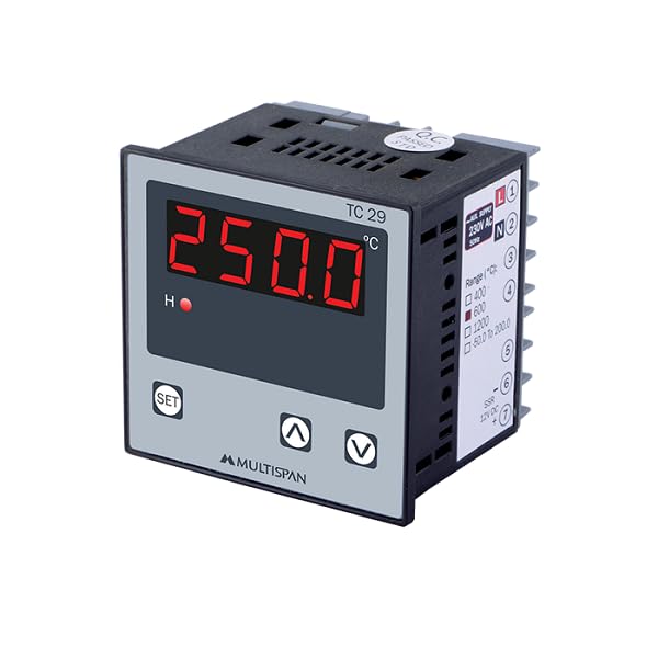 Multispan TC-29 Digital Temperature Controller, 72 x 72 x 45