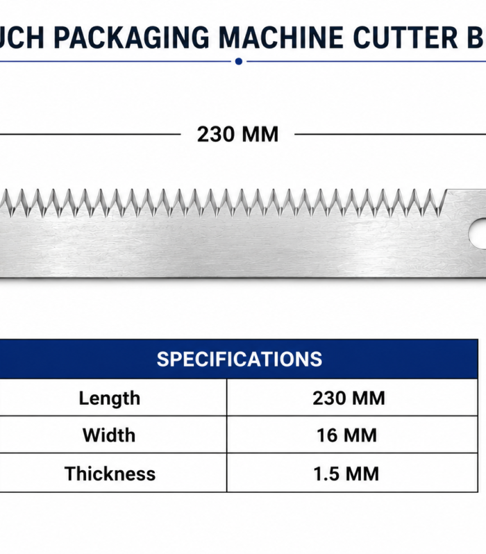 Pouch packaging machine Blade (Cutter) 230 mm.