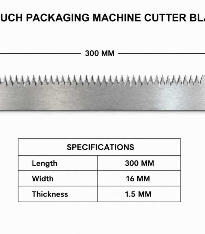 Pouch packaging machine Blade (Cutter) 300 mm.